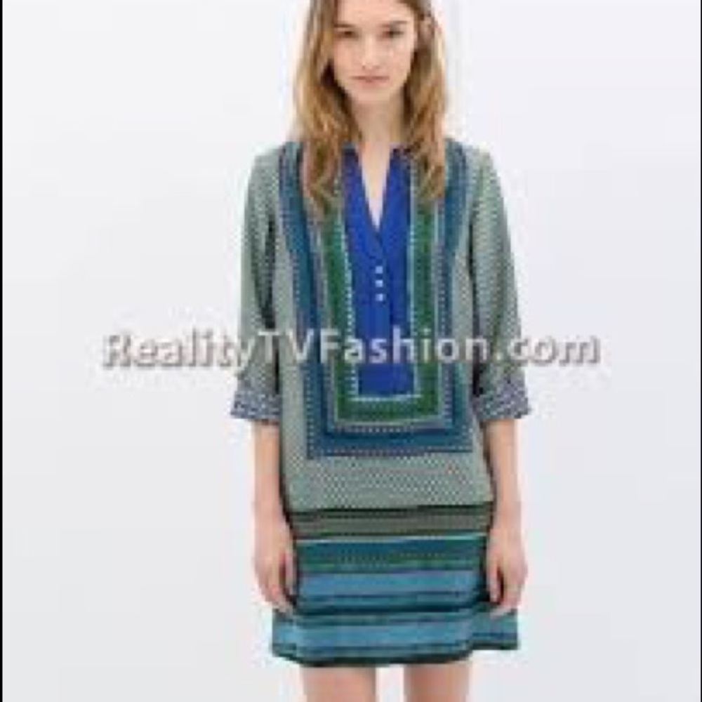 Zara tunic shift dress